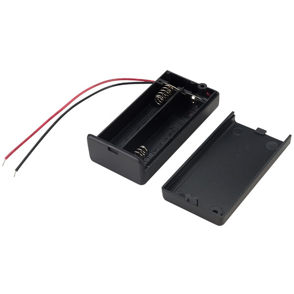 2 x AA Battery box Unswitched | Bowood Electronics