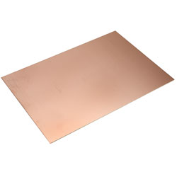 8 x 6 inches single sided PCB