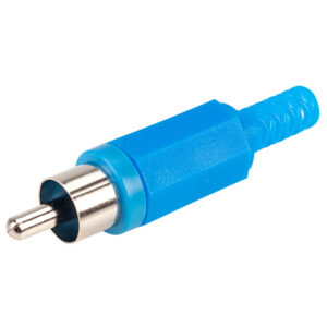 Sleeved Phono Plug - Blue