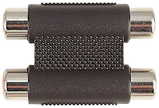 Twin Phono Back/Back Coupler