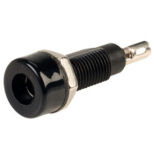 4mm Single Pole Socket - Black