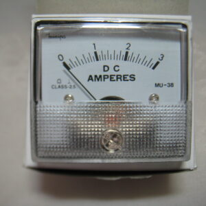 3A moving coil panel meter